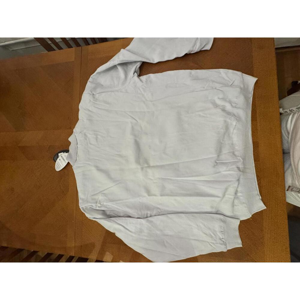 Ocean Course Greg Norman Wind Protection White Zip-Up Sweater - Picture 4 of 8